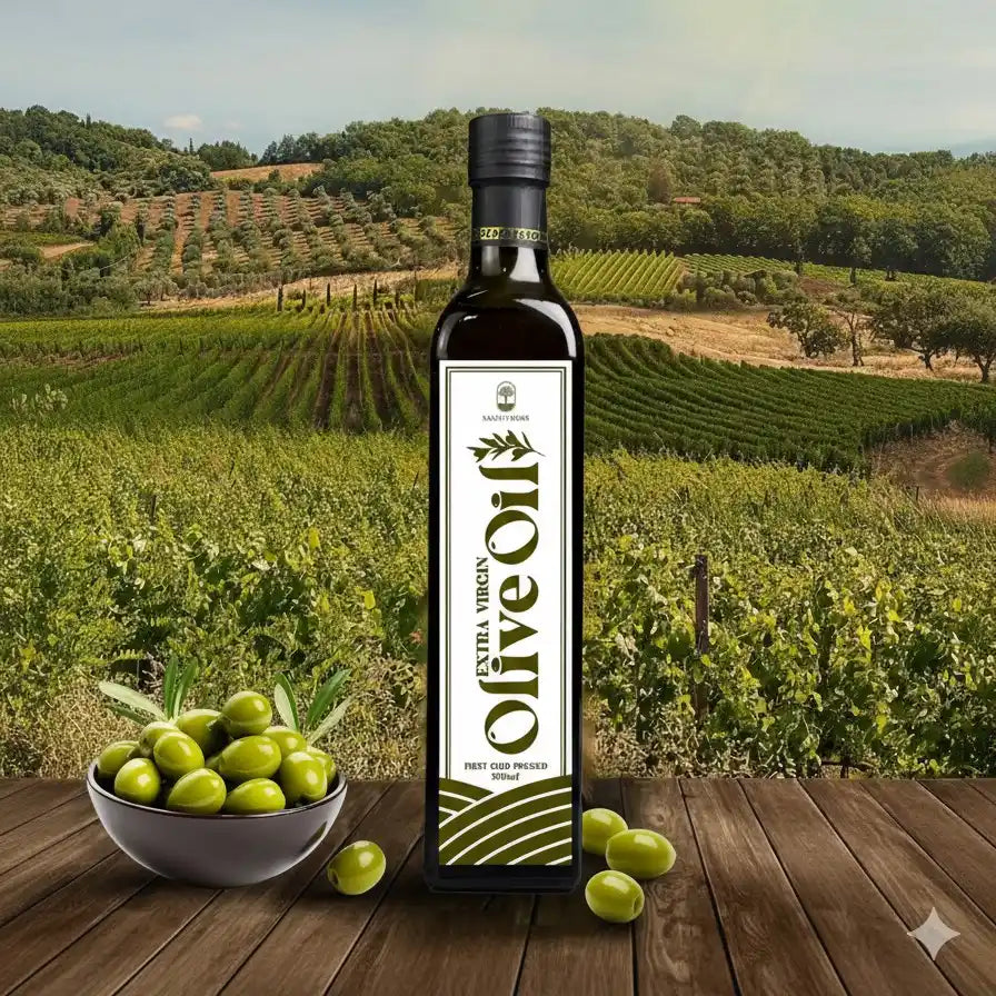 Extra Virgin Olive Oil Diamond Label 500ml Saani Farms organic